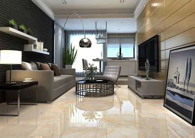 沈阳客厅翻新改造是铺地板还是瓷砖？