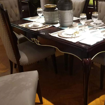 意式轻奢家具餐桌餐椅