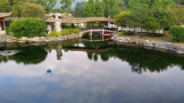 佛山顺风山公园湖泊河道治理_顶胜水务