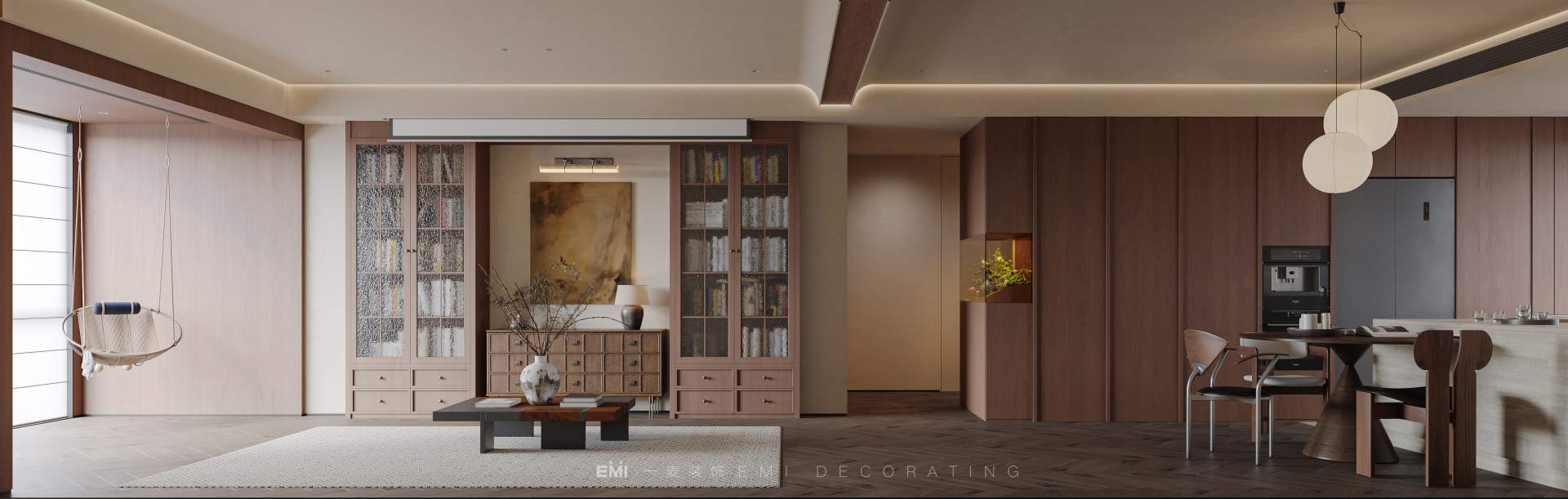 濱江上品丨115㎡現(xiàn)代中古