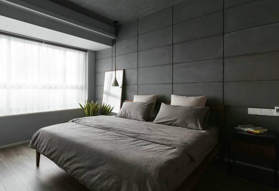 灰色调卧室如何营造温馨感？西安峰淘装饰分享高品质卧室装修技巧