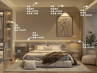 卧室灯光的选择要注意哪些?卧室灯光多少k为合适？