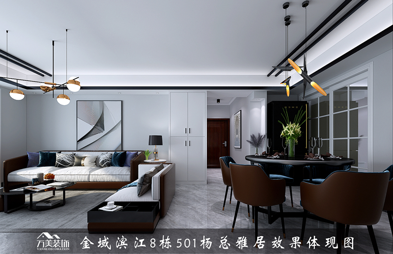 【家之美】第十一期| 128㎡现代轻奢，在外是绅士的品格，在家是自由的灵魂。
