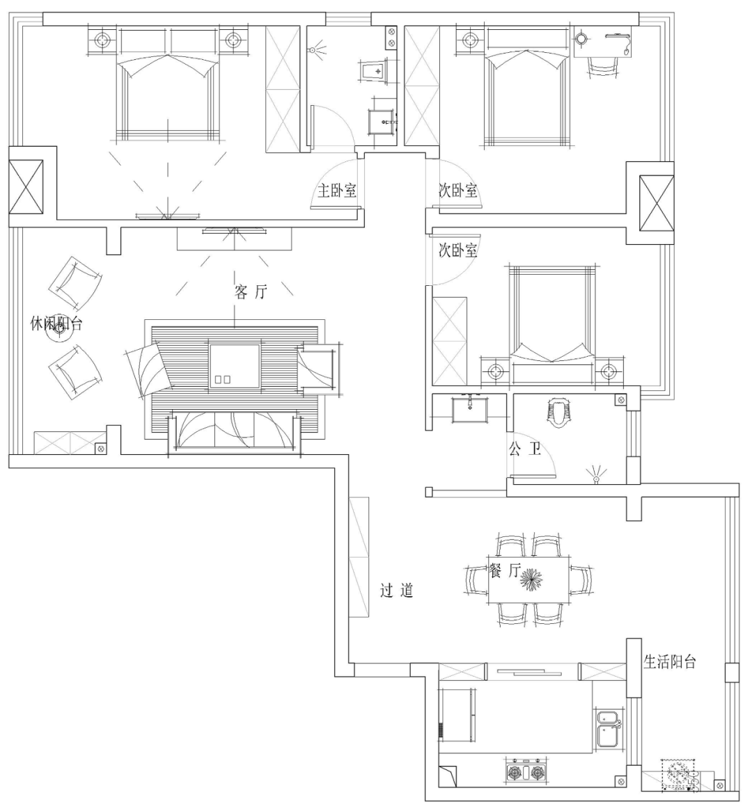 【家之美】第49期 | 130㎡现代风，简洁明亮的空间，情趣舒适浪漫气息。
