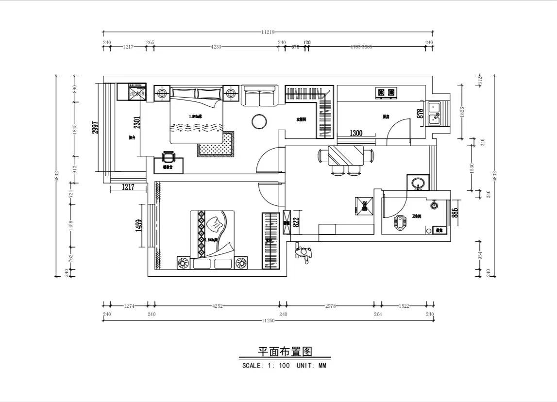 68m²老房 | 改造日式混搭风格