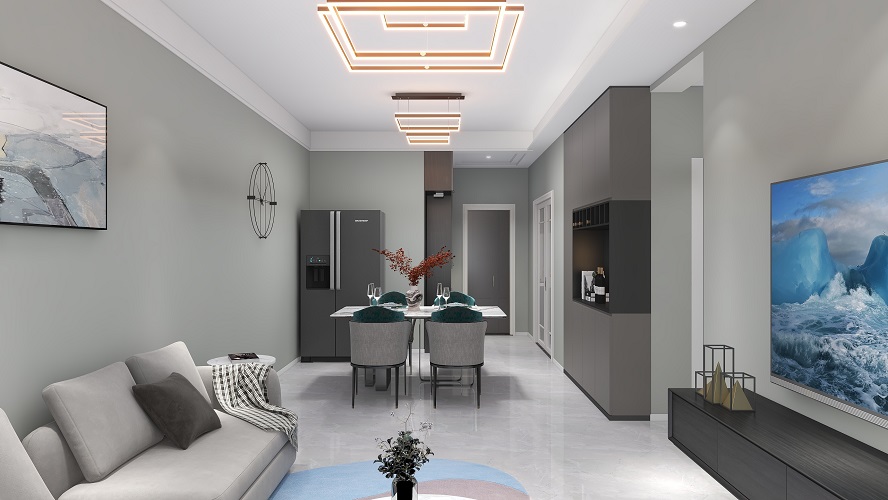 108m²新房 | 装成你喜欢的现代简约风格
