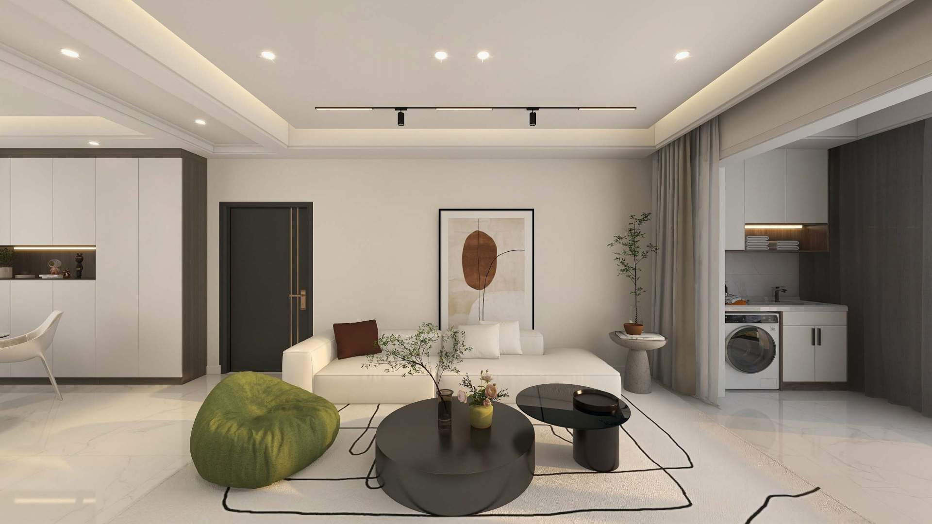 128m²现代简约风