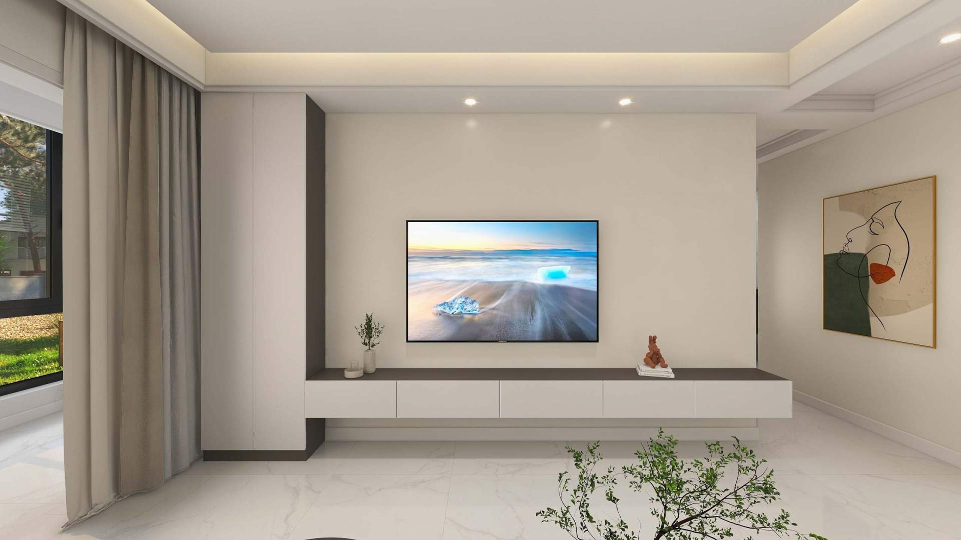 128m²现代简约风