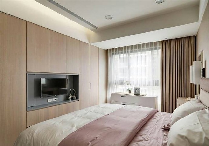 北京装修案例80平米现代简约风格两居室