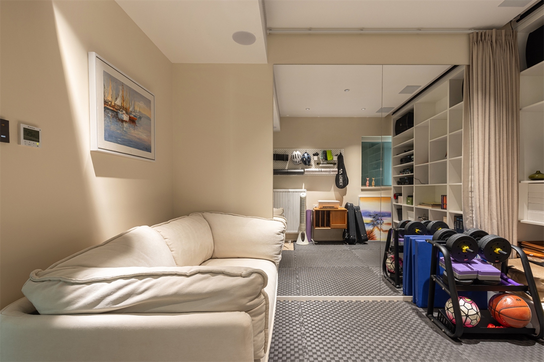 现代简约，95㎡三居公寓被打造成了适宜生活的露营风之家！
