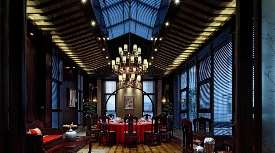 中国装修案例高级咖啡厅装修设计170方