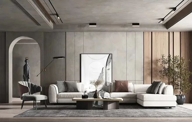 不同的沙发背景墙设计，让客厅装修更特别