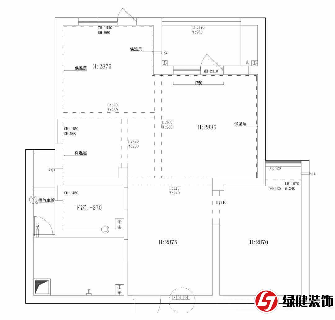 【六安綠健裝飾】——80m2復古混搭，愛(ài)麗絲的夢(mèng)游仙境