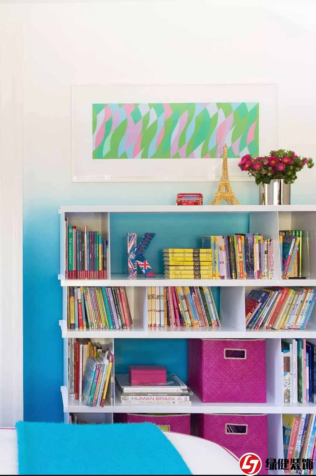 【六安綠健裝飾】——10種易于存放的創意，讓孩子的房間整潔起來