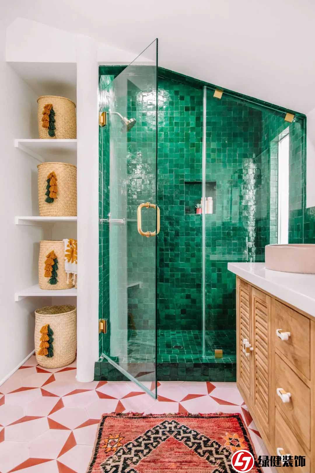 【六安绿健装饰】——玻璃淋浴门设计创意带来浴室新体验