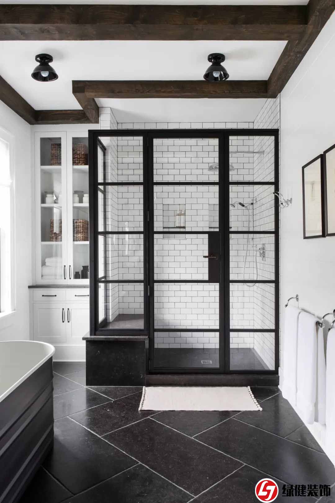 【六安绿健装饰】——玻璃淋浴门设计创意带来浴室新体验