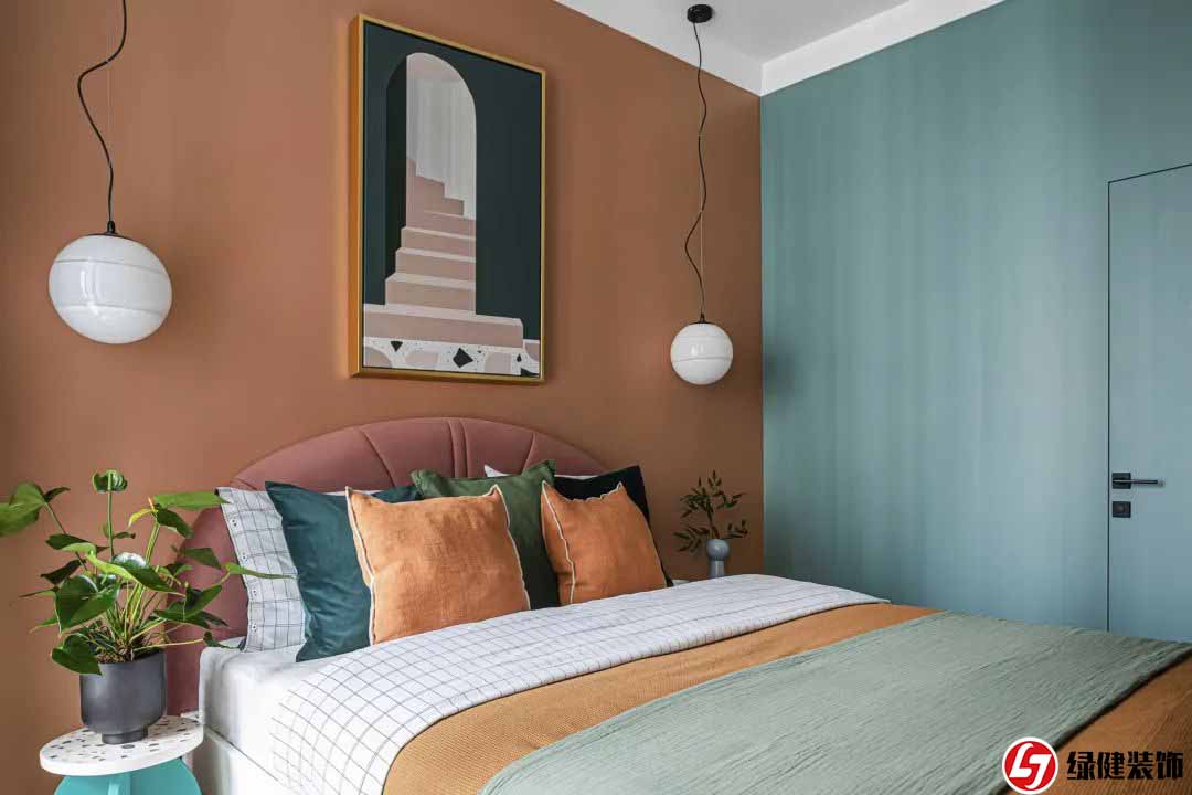 【六安绿健装饰】——精致的卧室背景墙