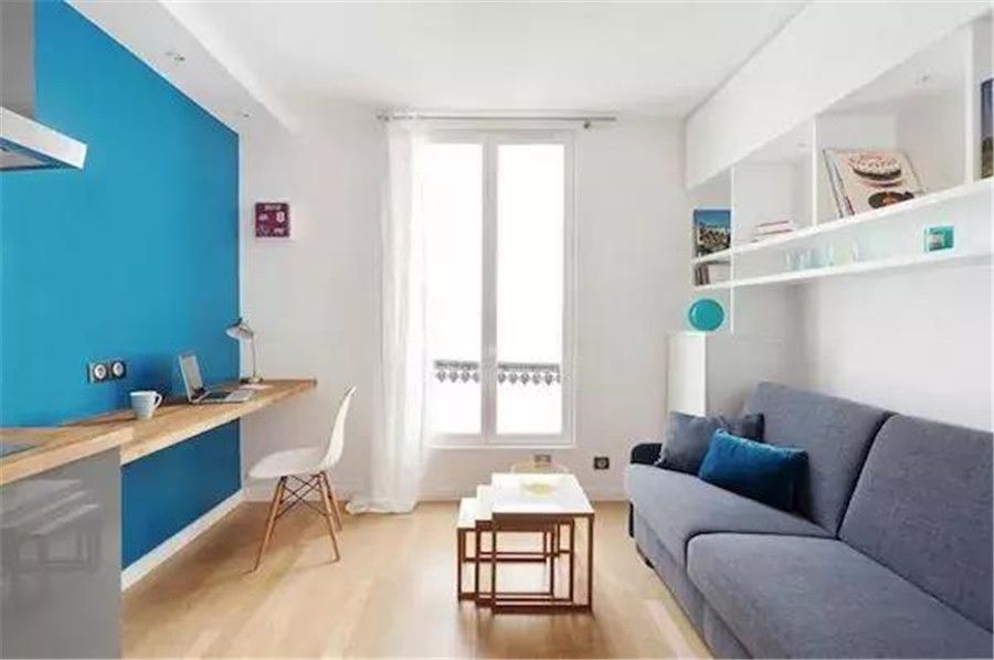 15㎡迷你單身公寓，客廳和臥室結合，打造一個人的舒適小窩！
