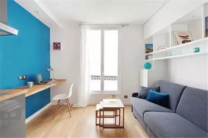 15㎡迷你單身公寓，客廳和臥室結合，打造一個人的舒適小窩！