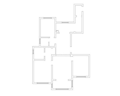 南通裝修方案戶型：德誠翠湖灣9#03、04戶（hù）型126平