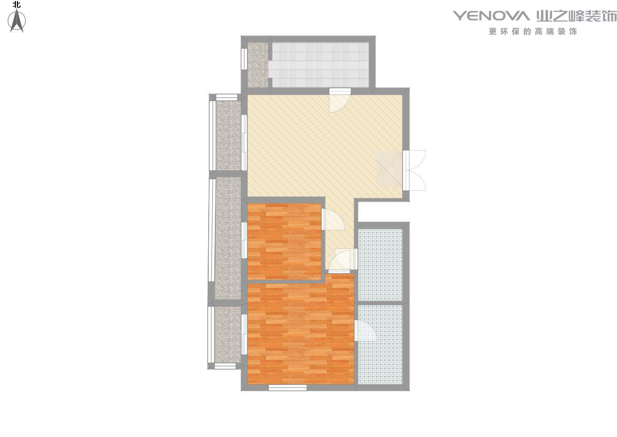 南通装修案例秀山新村85㎡两室一厅 - 现代简约 - 宋建国