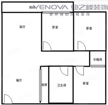 南通装修案例隆兴佳园111㎡三室一厅 - 现代简约 - 宋建国