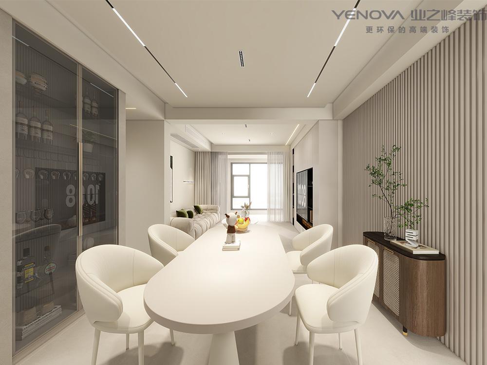 南通装修案例豪森锦珑124m²三室两厅-现代-王林