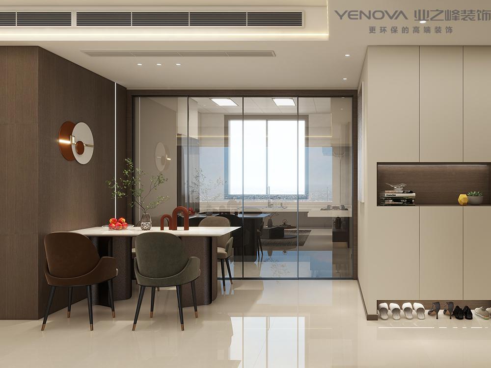 南通装修案例鹤城首府113m²三居两室-现代简约-何进