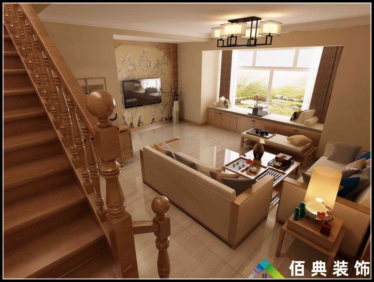 金色家园-150m²- 新中式风格