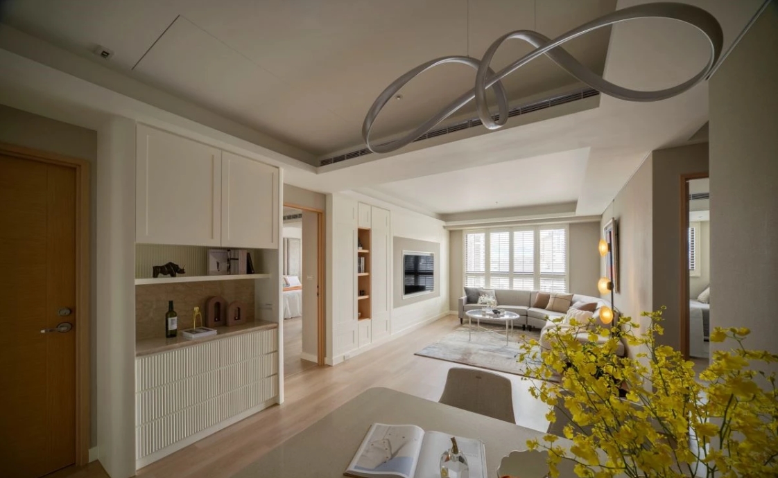 89㎡美式风以对称语汇与美型收纳定义温馨美式居所 89㎡美式风以对称语汇与美型收纳定义温馨美式居所