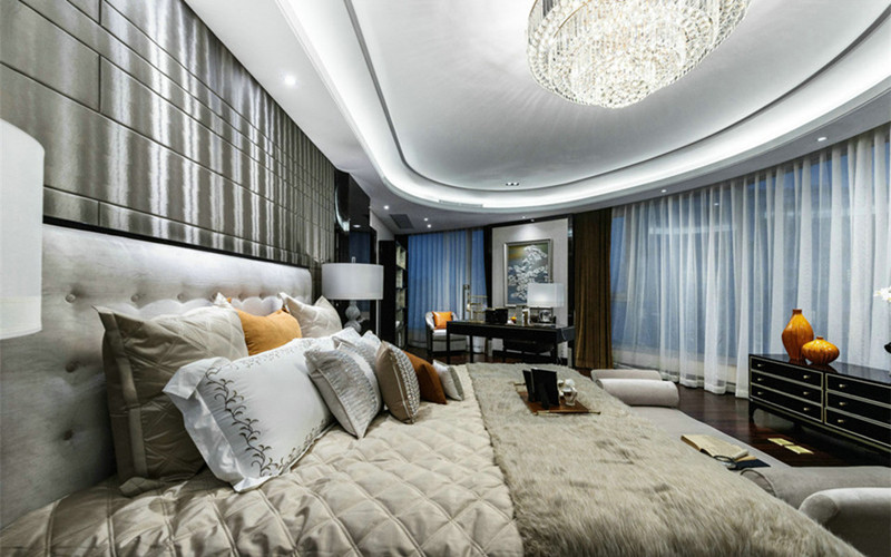 南京装修案例118平方简约风格三居室装修效果图