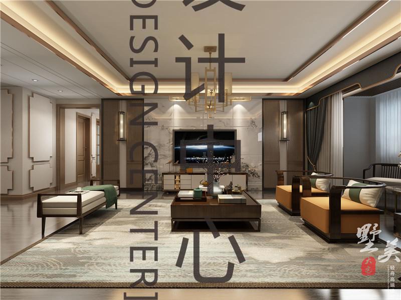 建业十八城200㎡新中式设计