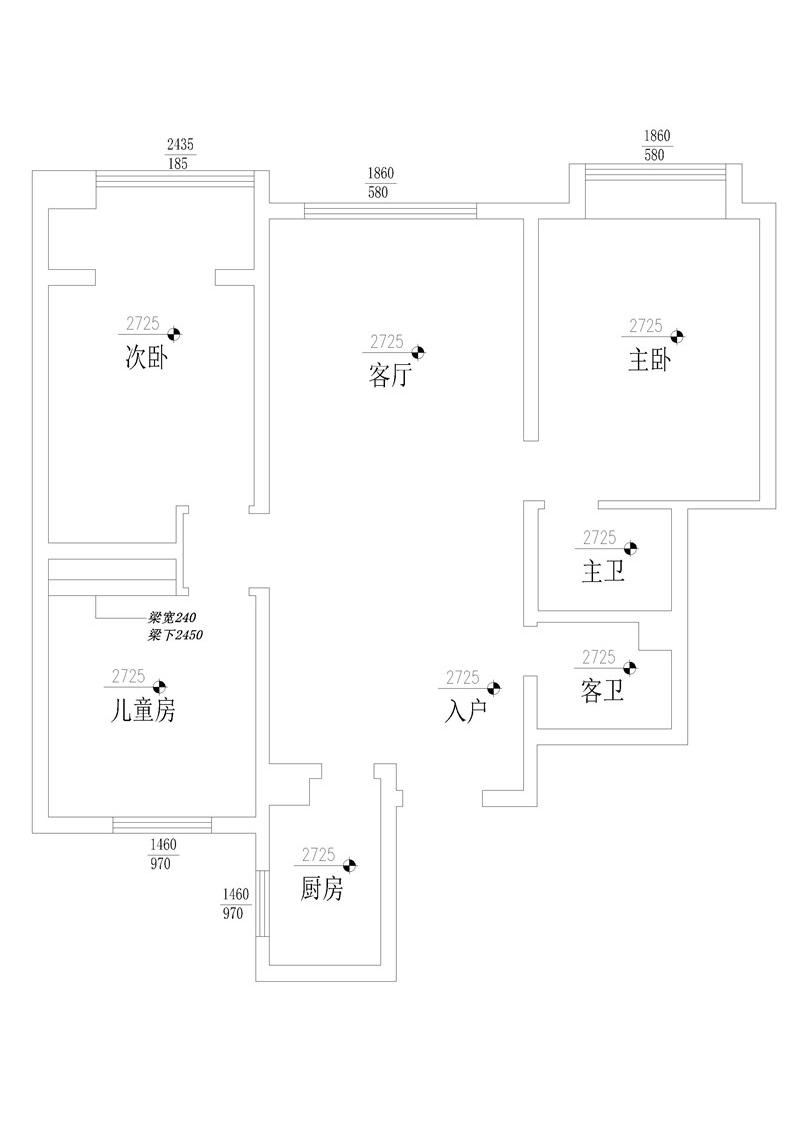 友林国际115平装修效果图