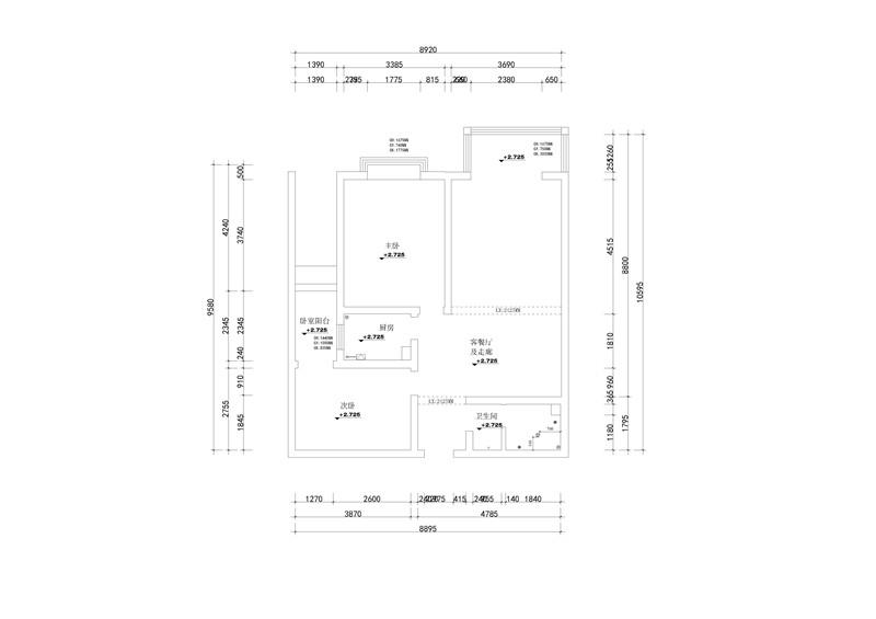 简筑家园100平装修效果图