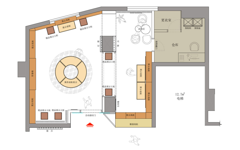 珠宝店| {深圳}>装修效果图|深圳市百业装饰设计工程