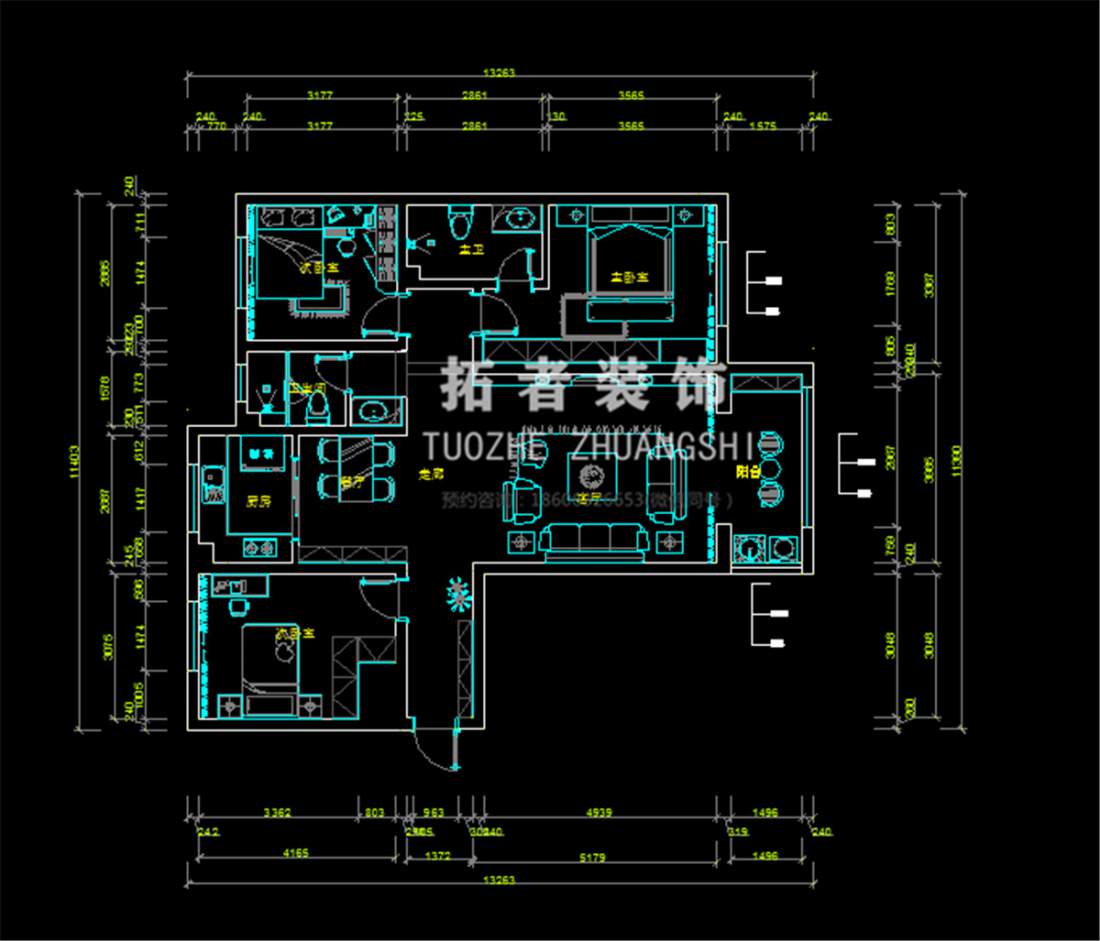 金泰公寓现代轻奢——让质感充盈着整个空间！