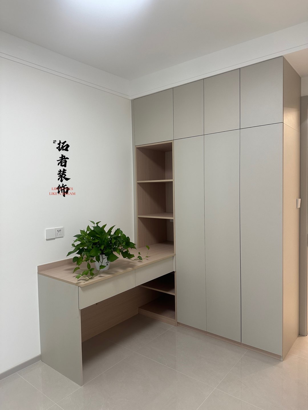 書香福苑工地完工案例，【現(xiàn)代簡(jiǎn)約風(fēng)格，生活的美好在于細(xì)節(jié)的浪漫】#裝修設(shè)計(jì) #同城裝修 #拓者裝飾 #棗莊裝修 #裝修公司
