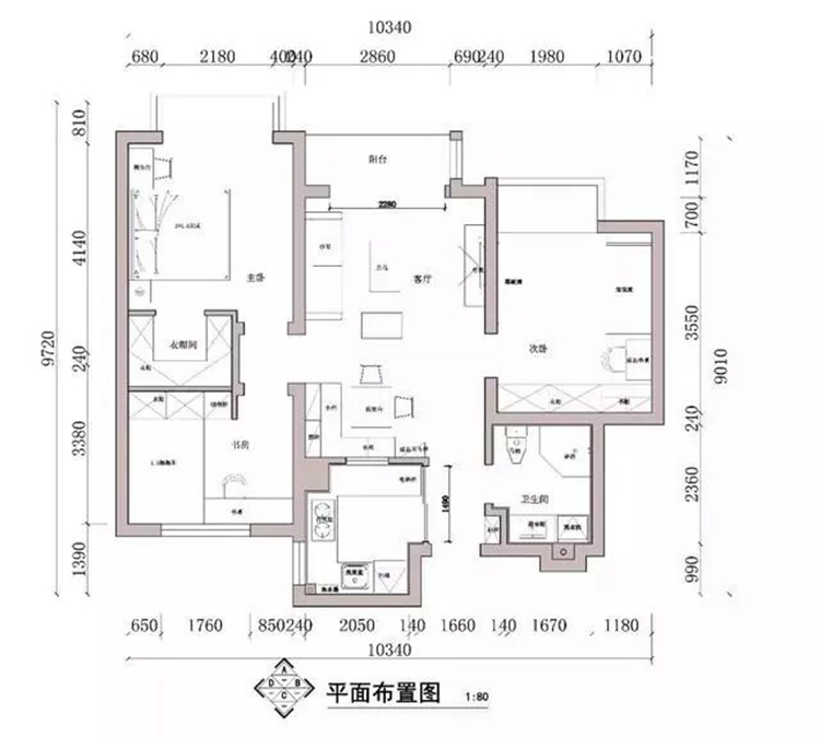 95㎡清爽北欧风三居，漂亮的可以当做样板房了