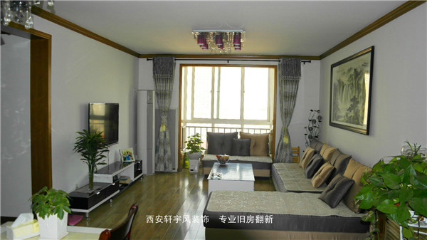 西安装修方案户型：三居 3#D户型