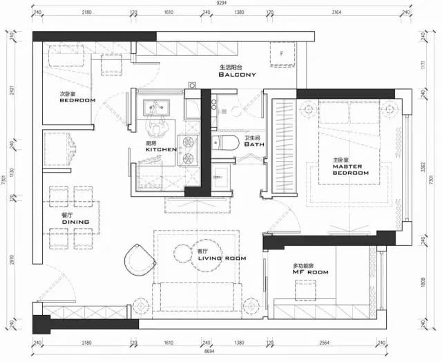 58平也能享三房？这样改造既实用又漂亮！