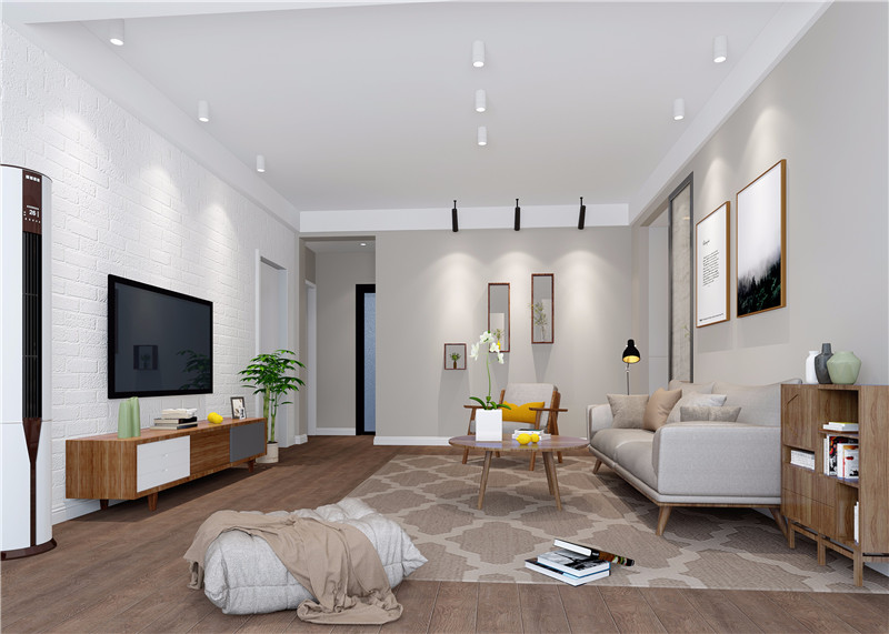 70平米装修效果图_2020最新小户型二居室图片大全