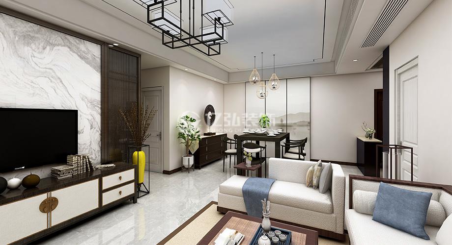 襄陽國色天襄130平米三室兩廳新中式，用經典元素打造質感生活！