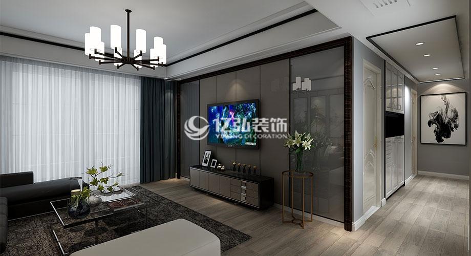 漢水華城151平米現代風格裝修案例，蘊含文化氣息的雅緻空間！