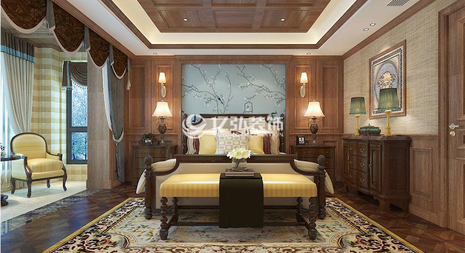 210平米美式大户型别墅设计案例，高贵的气质，浪漫的情调！