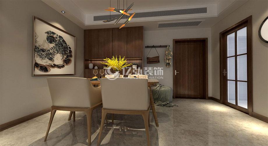 漢水華城125平現代風格裝修，簡潔優雅兩居室！