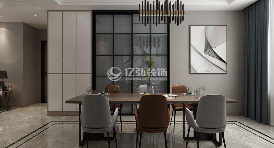 骧龍國際142平米現代簡約風格裝修，灰色調打造時尚雅緻家！