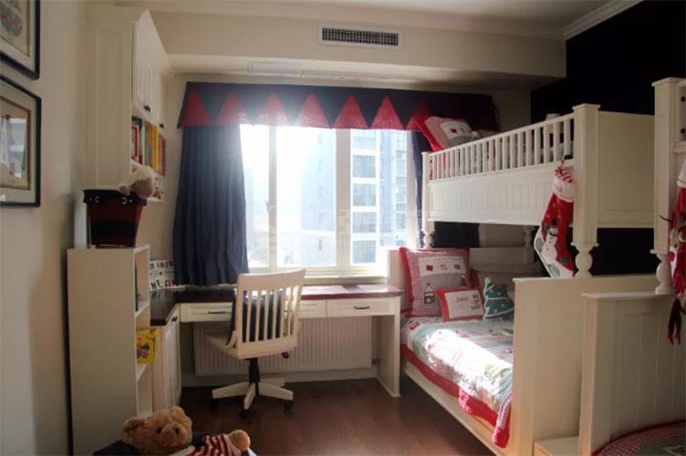 兒童房卧室裝修效果圖，上下床的設計實用又美觀！