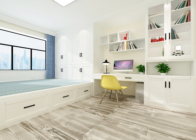 宜昌福丽堂装饰分享卧室榻榻米床装修效果图！