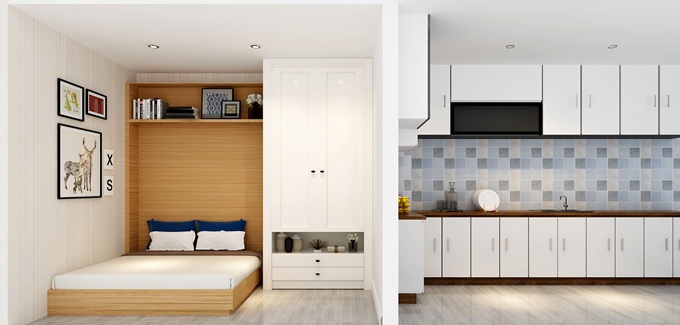 宜昌福丽堂装饰分享卧室榻榻米床装修效果图！