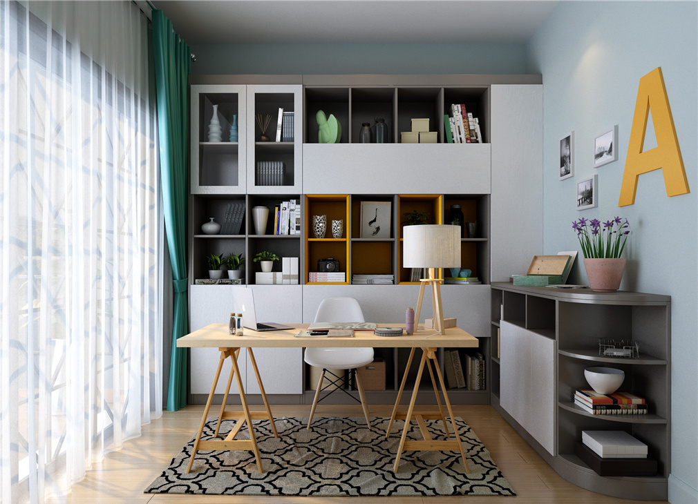 订制书柜,空间利用多样化